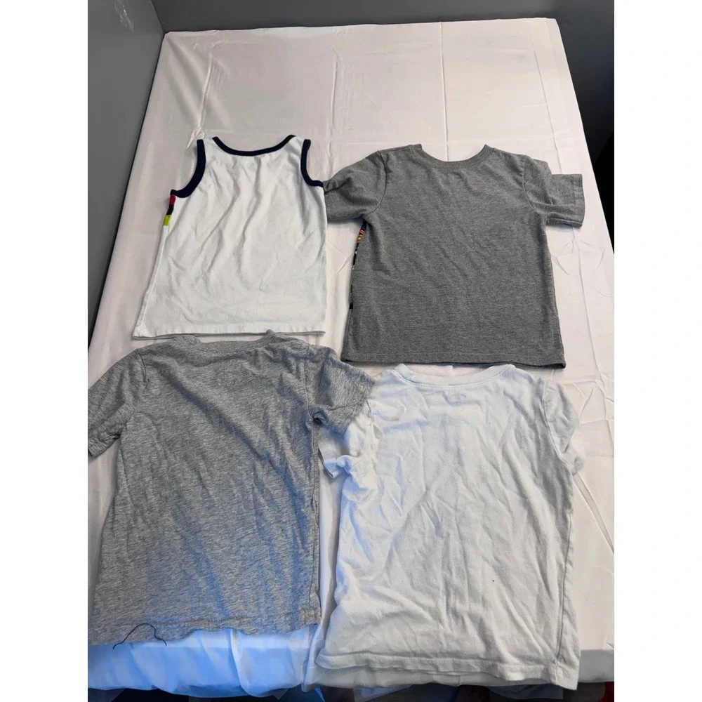 Boys 3T Top Bundle Carters Old Navy Garanimals Graphic Tees Tank 4 Piece Lot